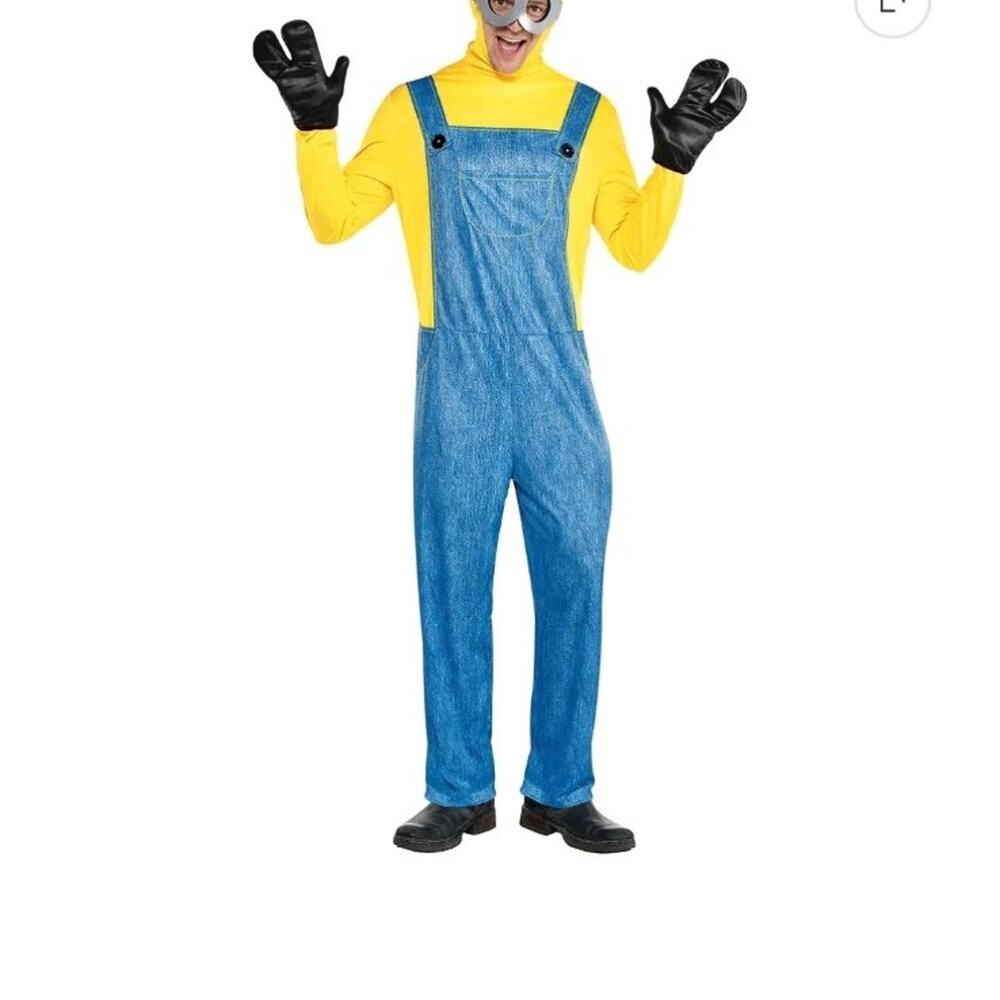 Minion Halloween Costume for Adult Men, Minions: The Rise of Gru